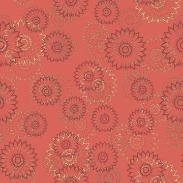 Mandalas pattern Stock Illustration