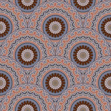 Mandalas seamless pattern. Celtic style ornamental vector background. Modern  Stockillustratie