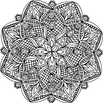 MandalaSerenity Stock Illustration