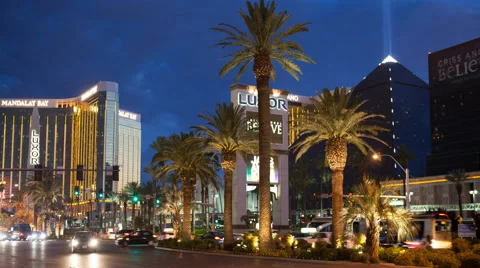 Mandalay Bay &amp; Luxor Video stock 59790265