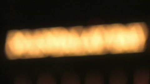 Mandalay Bay Sign night Stock Footage