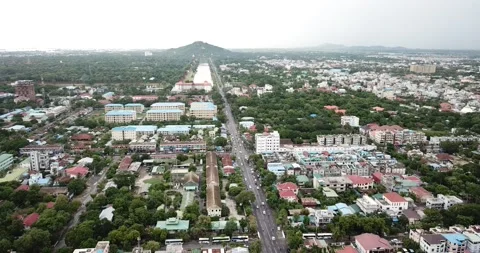 Mandalay city  Stock Footage 155334887