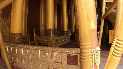 Mandalay Palace Stock Footage 127972831