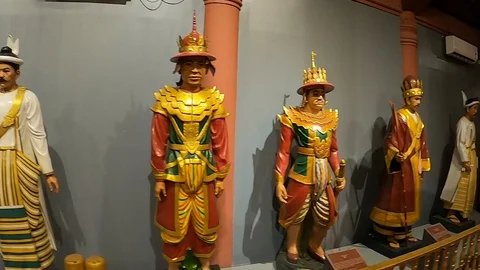 Mandalay Palace Stock Footage 127972873