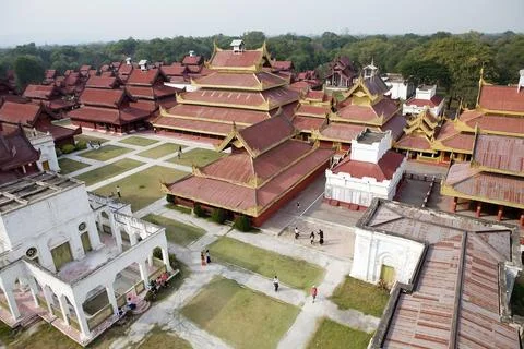 Mandalay Palace Stock Photos