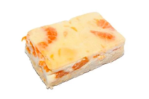 Mandarin cake Stock Photos