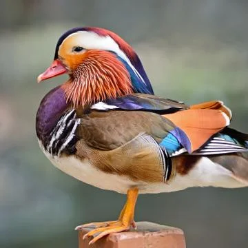 Mandarin duck Stock Photos