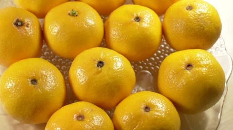 Mandarin fruit rotate Stock Footage 57297549