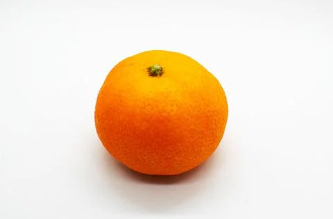 Mandarin isolated on white background. Stock Photos