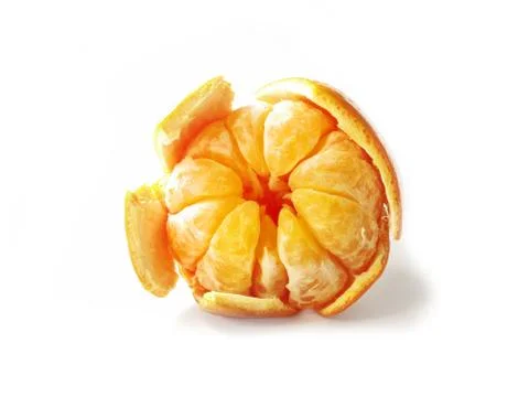 Mandarin isolated on white Stock Photos