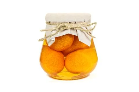 Mandarin jam isolated Foto stock