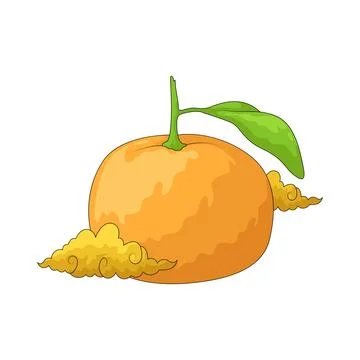Mandarin orange illustration 스톡 일러스트