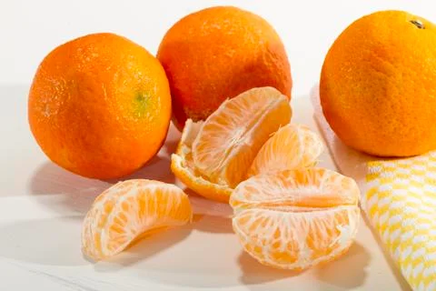 Mandarin oranges Stock Photos