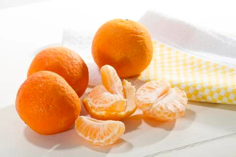 Mandarin oranges Stock Photos