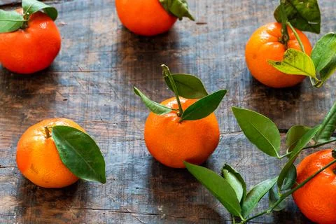Mandarin oranges Stock Photos