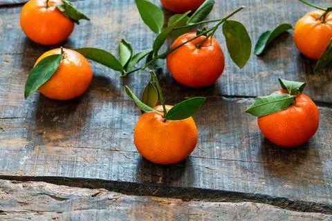 Mandarin oranges Stock Photos