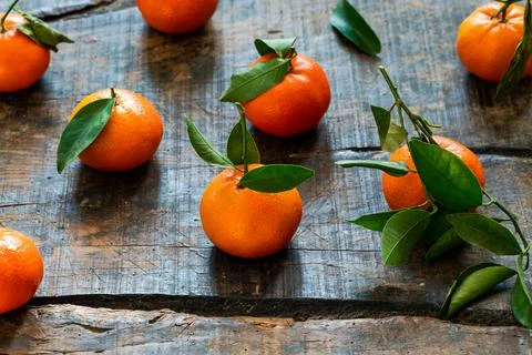 Mandarin oranges Stock Photos