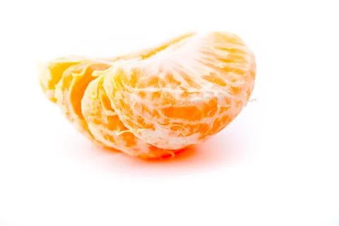 Mandarin slices Foto stock