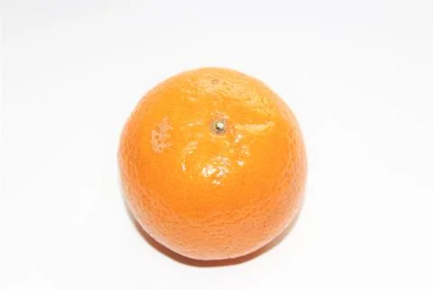 Mandarin on a white background Stock Photos