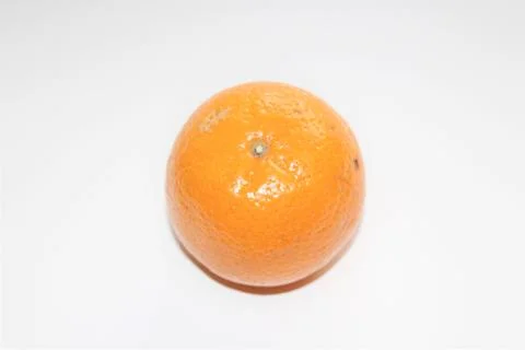 Mandarin on a white background Stock Photos