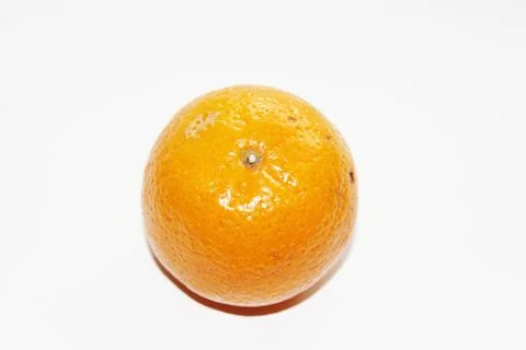 Mandarin on a white background Stock Photos
