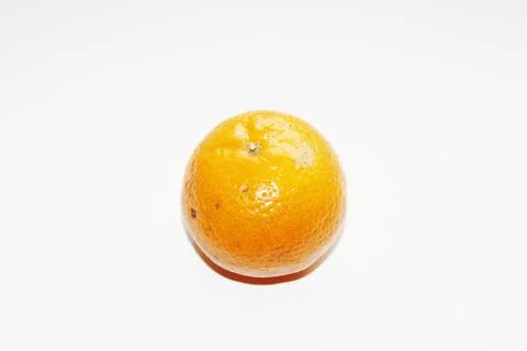 Mandarin on a white background Stock Photos