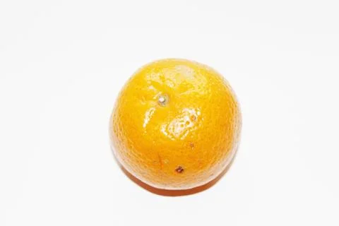Mandarin on a white background Stock Photos