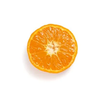 Mandarin on a white background Stock Photos