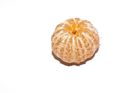 Mandarin on white Stock Photos