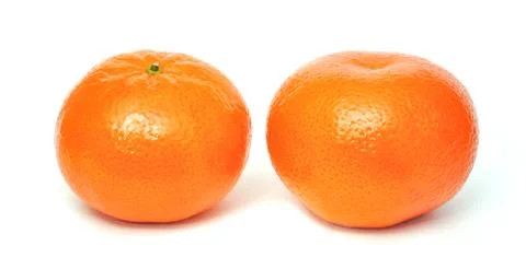 Mandarine Isolated Stock Photos