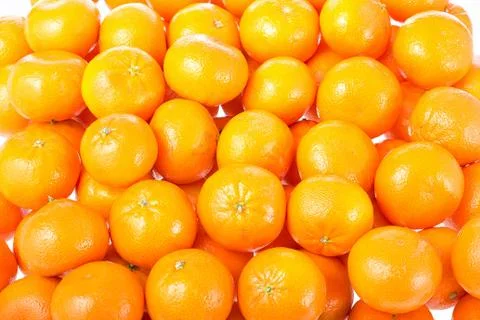 Mandarines background. Stock Photos