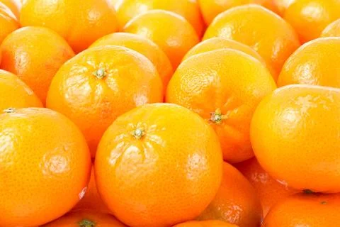Mandarines background. Stock Photos