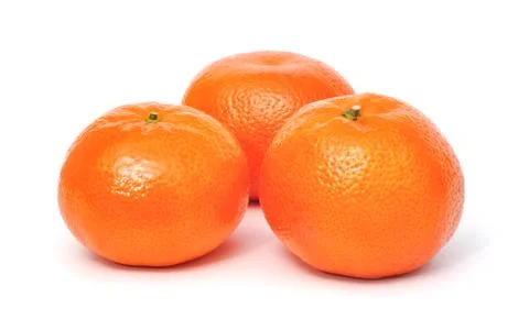 Mandarins Isolated Stock Photos