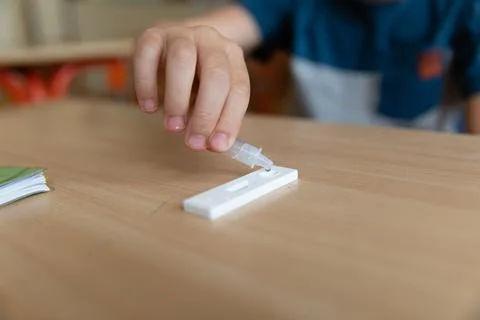 Mandatory testing in schools. Stock Photos