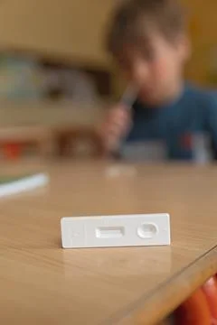 Mandatory testing in schools. Stock Photos