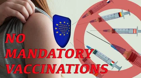 Mandatory vaccinations 写真素材