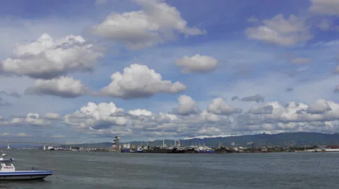 Mandaue Port Timelapse 스톡 동영상 51621467