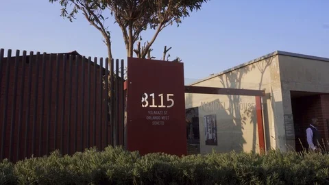 Mandela House Street View Sequence Stock Footage 103573987
