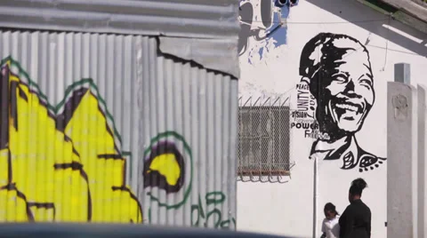 Mandela mural 2 Stock Footage 29160913