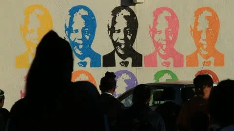 Mandela Mural Stock Footage 11914752