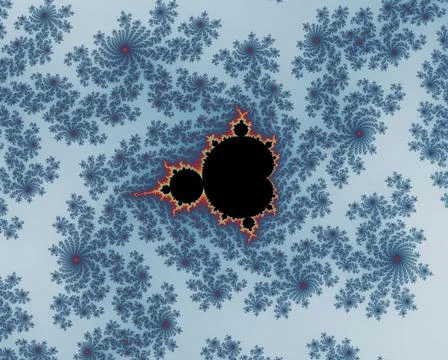 Mandelbrot set fractal generating infinite complexity and artistic patterns Fotos de archivo