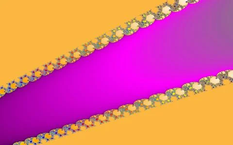 Mandelbrot stripe Stock Illustration