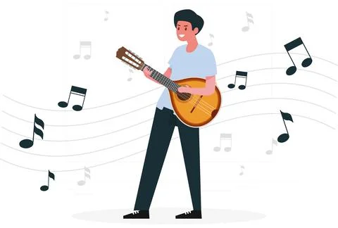 Mandolin Concept Illustration Stock Illustration