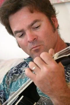 Mandolin Man One Stock Photos