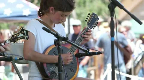 Mandolin player Stock Footage 12166092