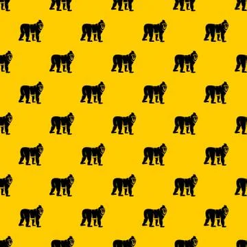 Mandrill monkey pattern Illustrazione stock