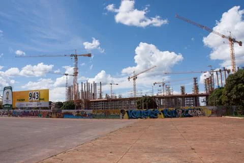 Mane Garrincha Stadium Stock Photos