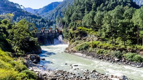 The Maneri Dam Stock Photos