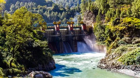 The Maneri Dam Stock Photos
