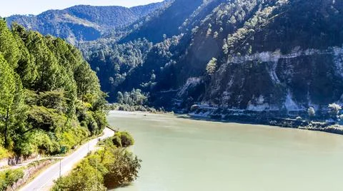 The Maneri Dam Stock Photos